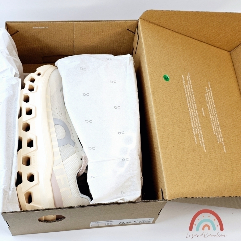 New! On Cloudmonster Sneakers in Moon Fawn - Picture 12 of 14